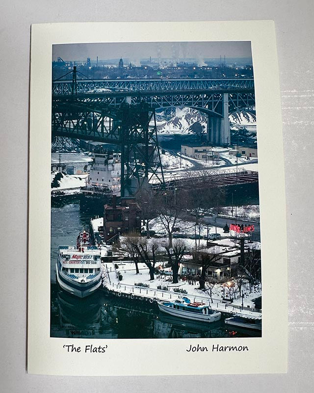 Cleveland Ohio Fine Art Photo of Collison Bend and Jim's Restaurant on the Cuyahoga River