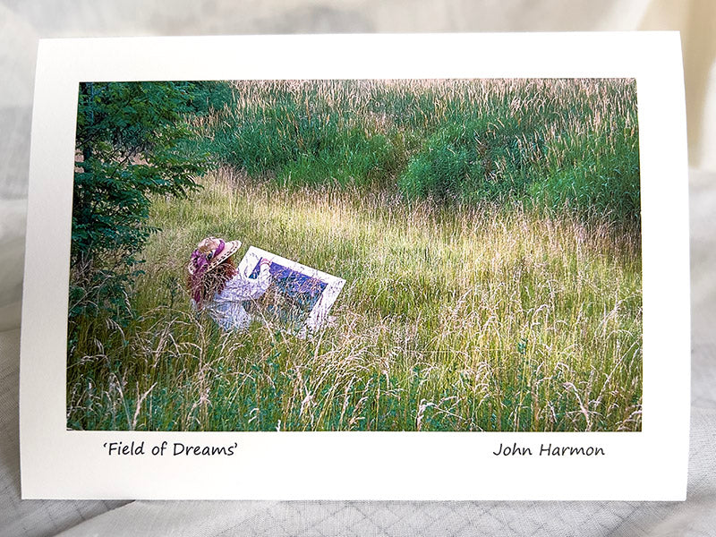 Fine Art Photo of Female Artist Sketching at Stinchcomb Memorial Cleveland, Ohio Metroparks