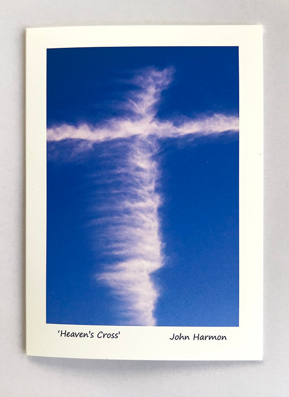 Cross of Contrails: A Sky-inspired Spiritual Fine Art Photo
