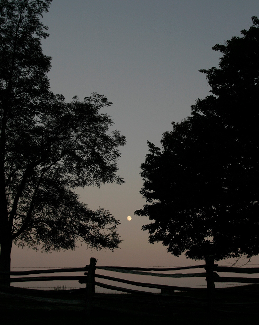 Moonrise at Doughton Park on the Blue Ridge Parkway Fine Art Photograph