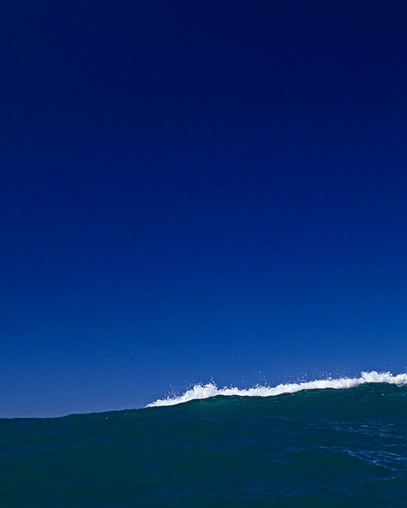 Blue wave Breaking wave, Fine Art Photo