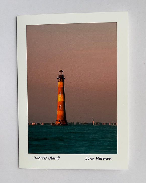 Morris Island Lighthouse with the Sulivans Island Lighthouse in the Background