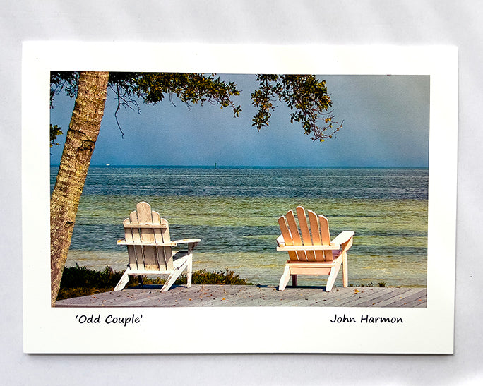 Pair of Oddly Matched Adirondack Chairs