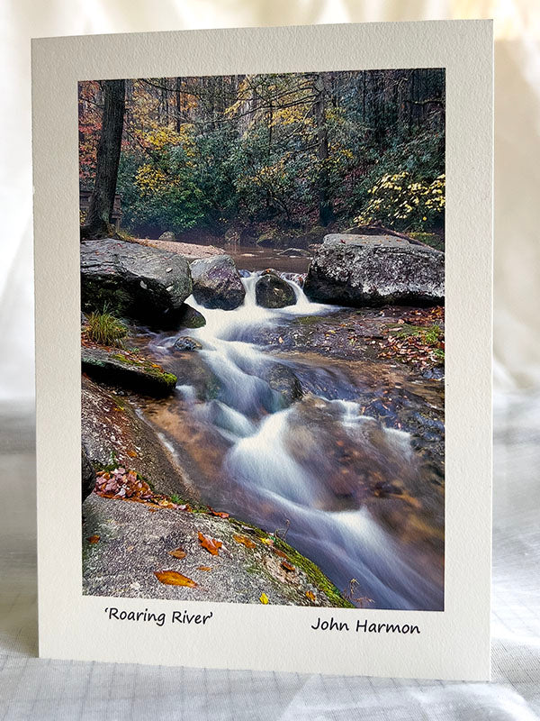 A Fine Art Photo of Roaring River at Stone Mountain State Park North Carolina