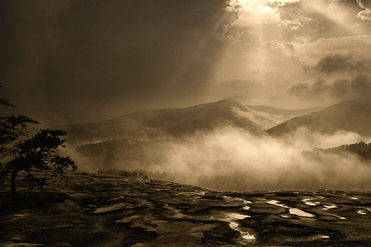 Capture the Beauty: Blue Ridge Parkway from Wolf Rock - Stone Mountain State Park Photo Art