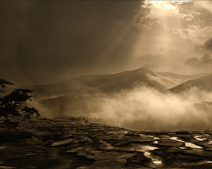 Capture the Beauty: Blue Ridge Parkway from Wolf Rock - Stone Mountain State Park Photo Art