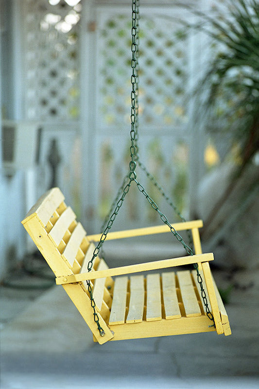 A Yellow Porch Swing Fine Art Photo