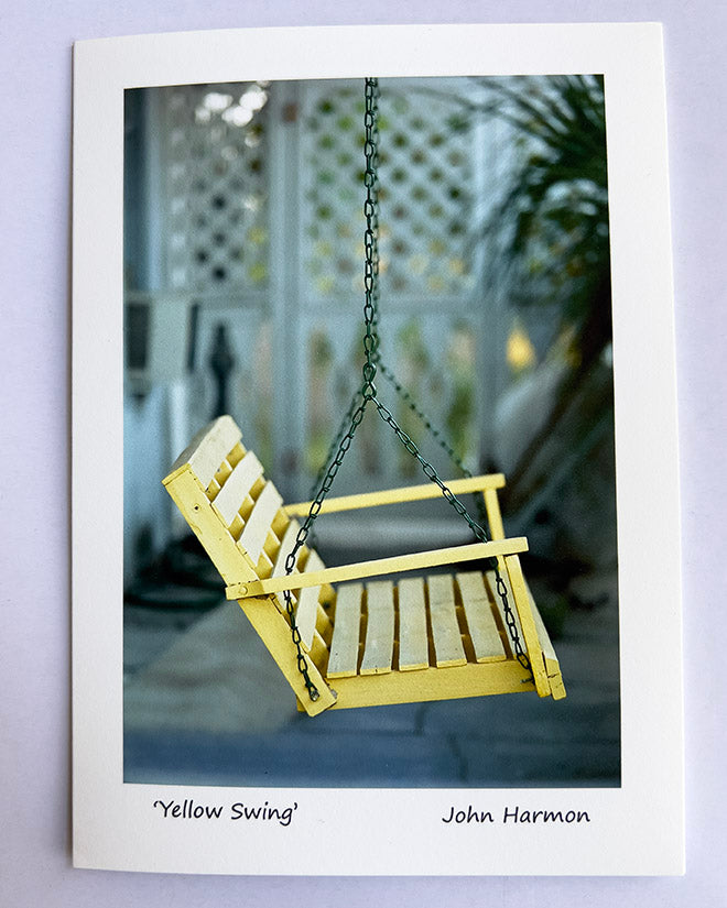 A Yellow Porch Swing Fine Art Photo