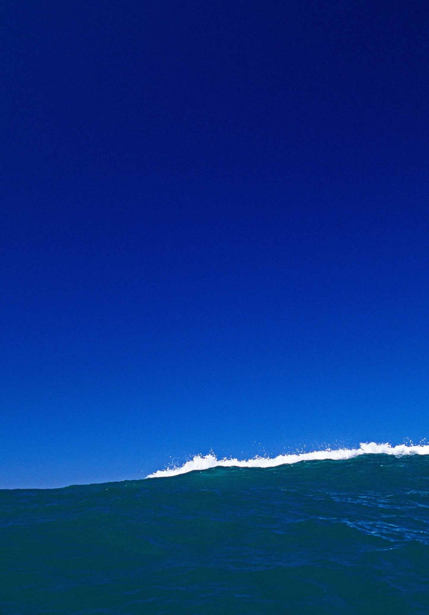 Blue Breaking Wave, Fine Art Photo