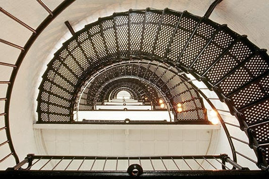 A Circular Staircase In a Lighthouse On Florida's East Coast  Photo
