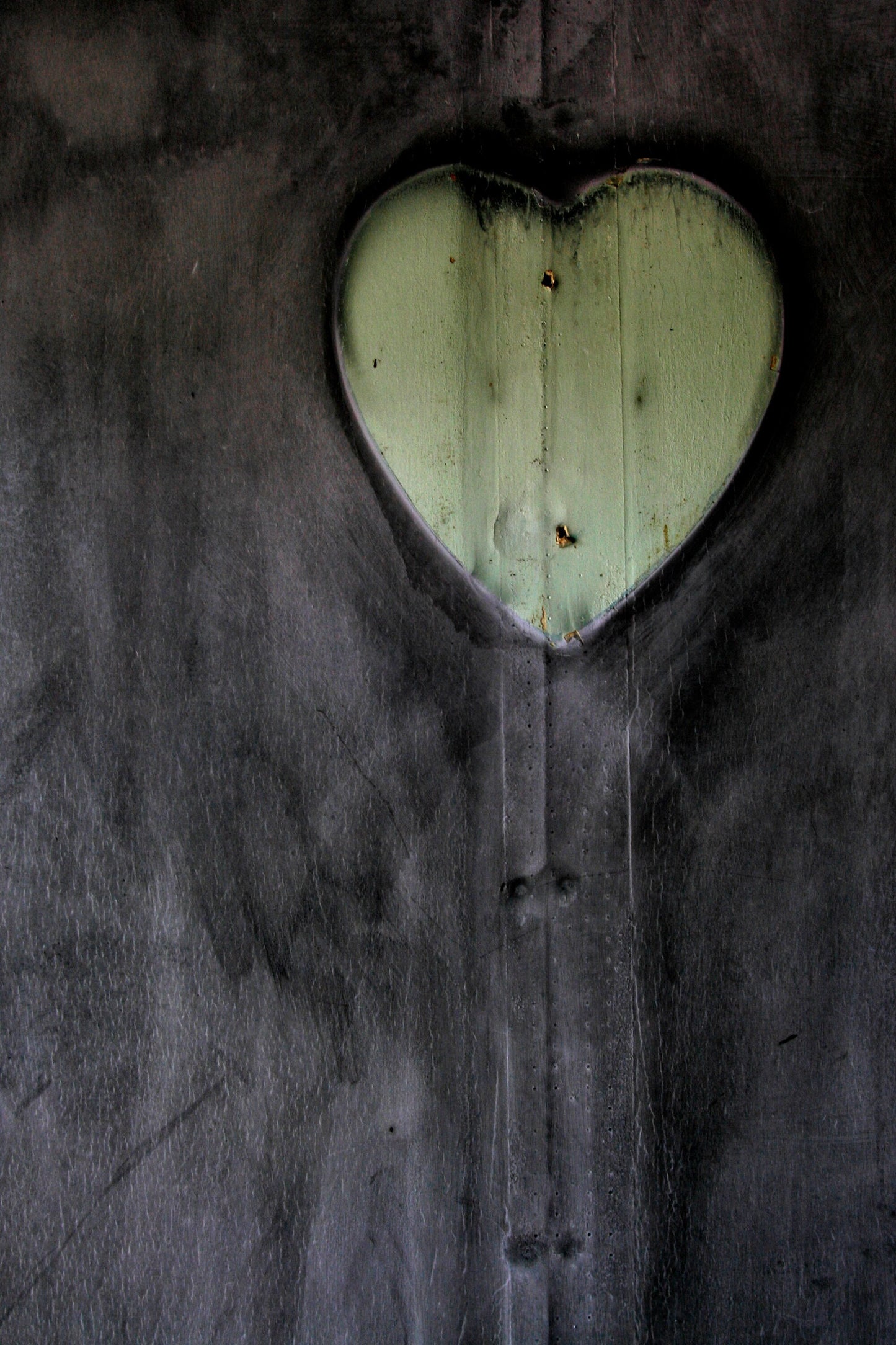 Surviving Heart: A Fine Art Photo capturing the Spiritual Impression left after a Fire