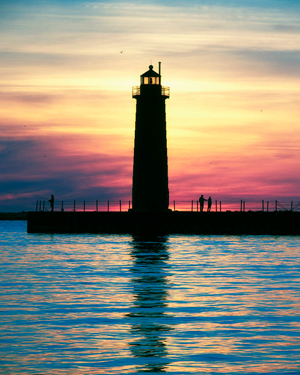 Muskegon Lighthouse in Michigan, Nautical Art and Gifts