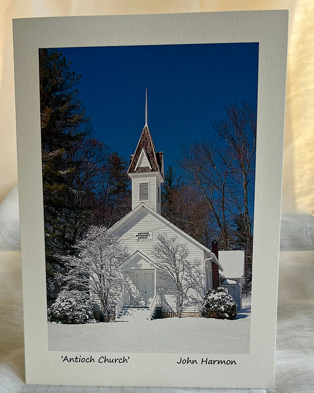 Antioch Methodist Church In Roaring Gap North Carolina on a Winter Day Fine Art Photo