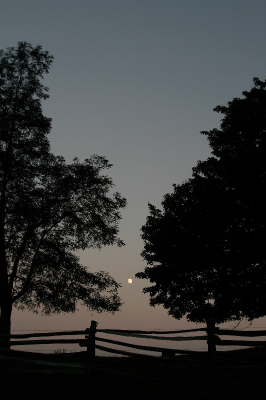 Moonrise at Doughton Park on the Blue Ridge Parkway Fine Art Photograph