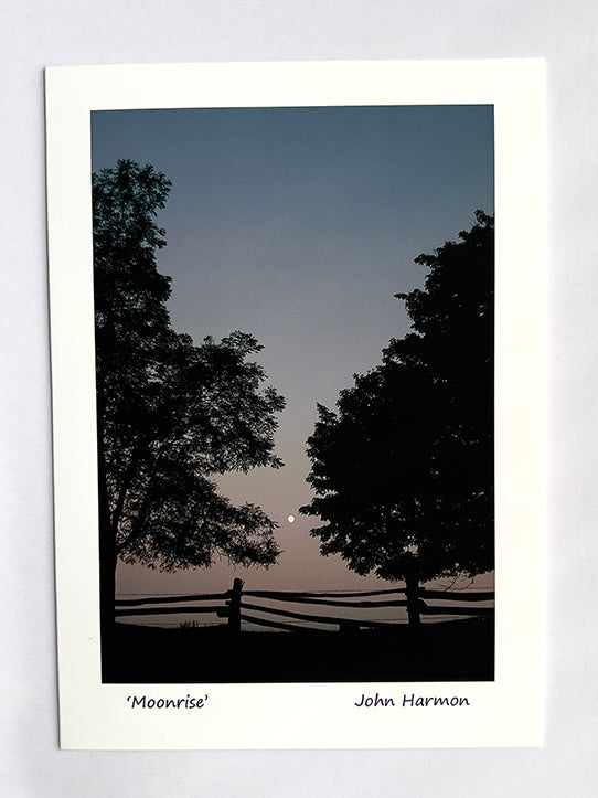 Moonrise at Doughton Park on the Blue Ridge Parkway Fine Art Photograph