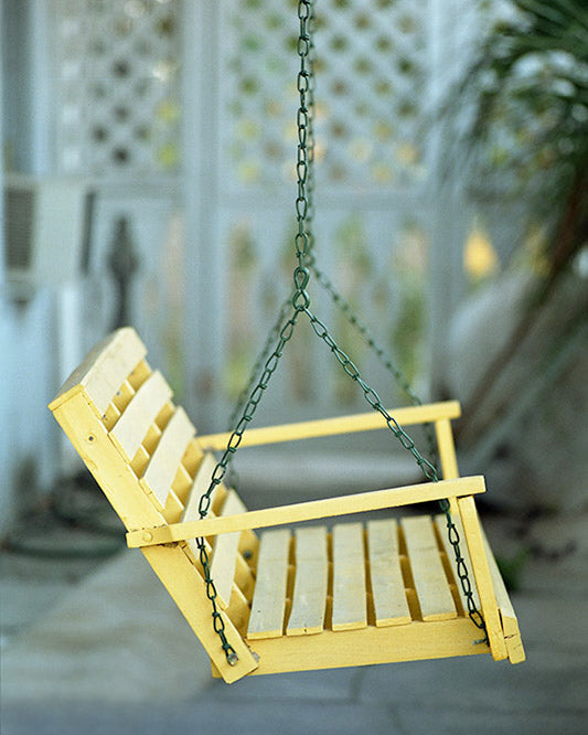 A Yellow Porch Swing Fine Art Photo